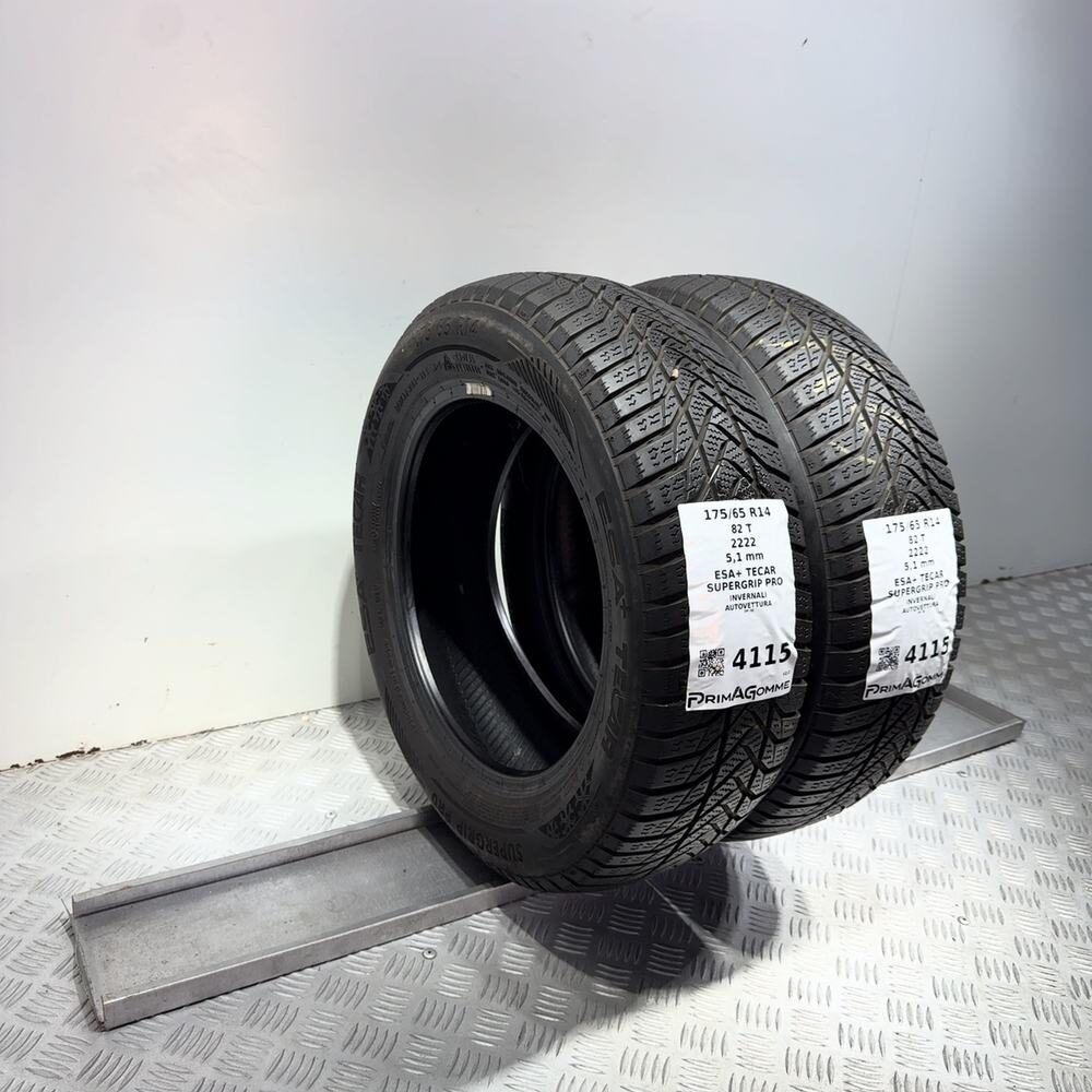 Gomme Usate 175 65 R14 82T Esa+ Tecar Supergrip Pro 73% Invernali - immagine 5