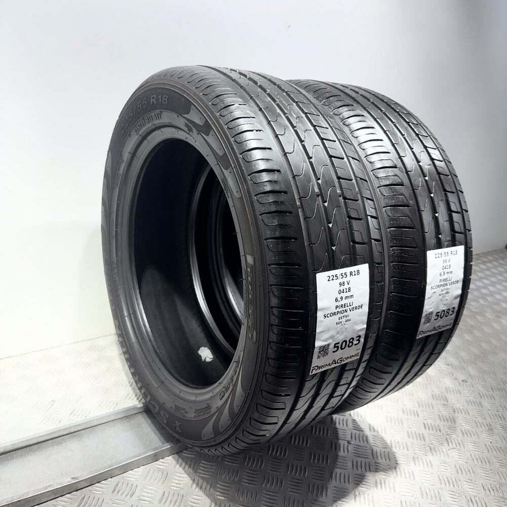 Gomme Usate 225 55 R18 98V Pirelli Scorpion Verde 98% Estive - immagine 5