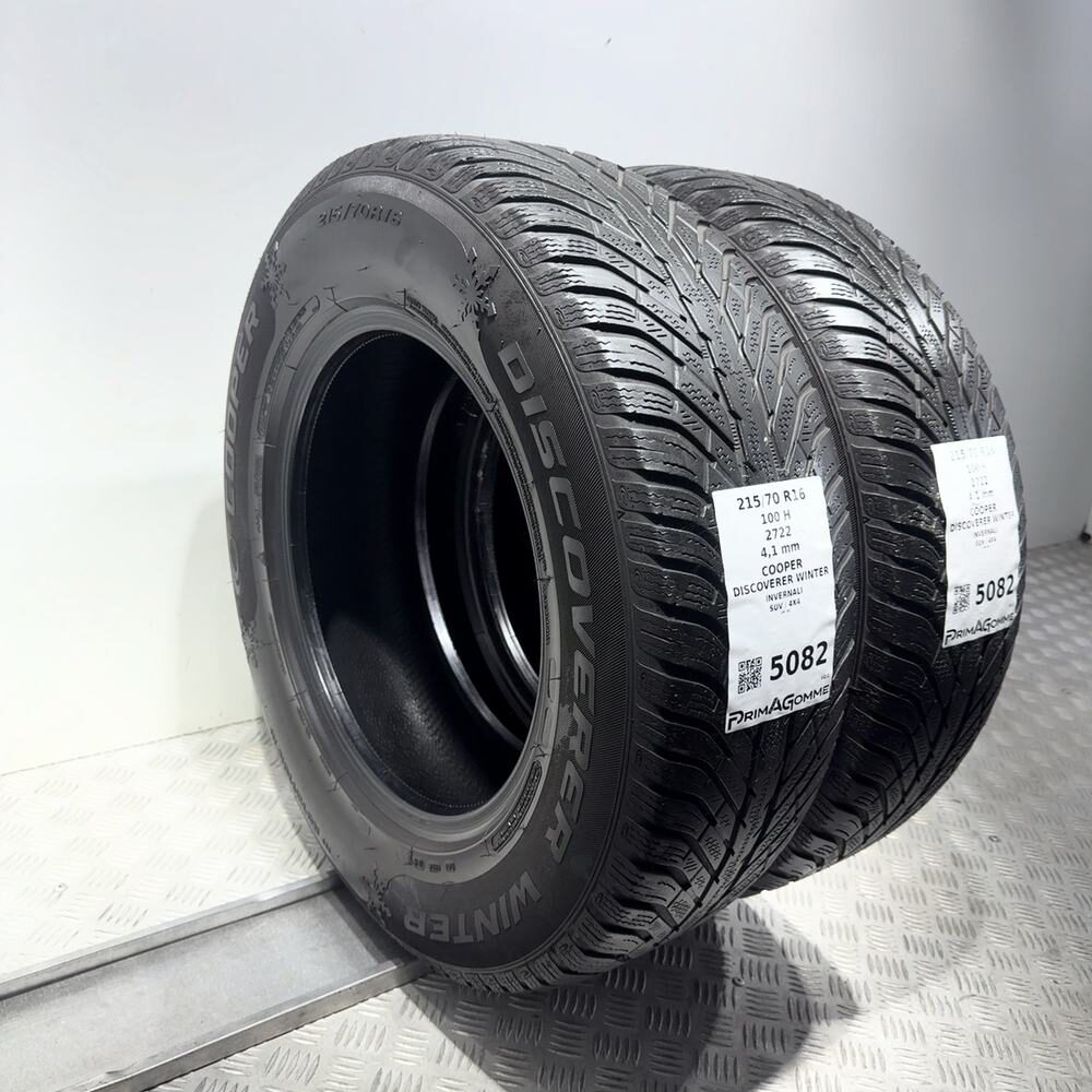 Gomme Usate 215 70 R16 100H Cooper Discoverer Winter Invernali - immagine 5