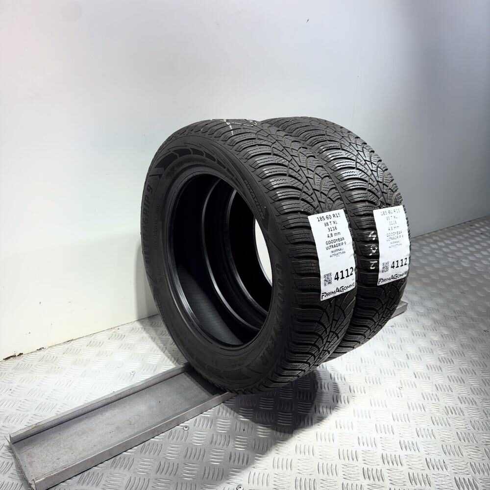 Gomme Usate 185 60 R15 88T XL Goodyear Ultragrip 9 Invernali - immagine 5