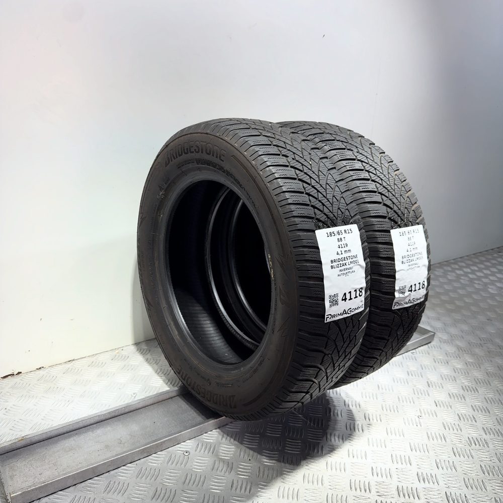 Gomme Usate 185 65 R15 88T Bridgestone Blizzak LM005 Invernali - immagine 5