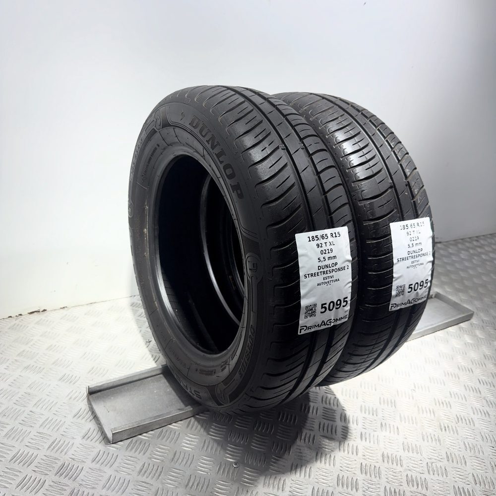 Gomme Usate 185 65 R15 92T XL Dunlop Streetresponse 2 79% Estive - immagine 5