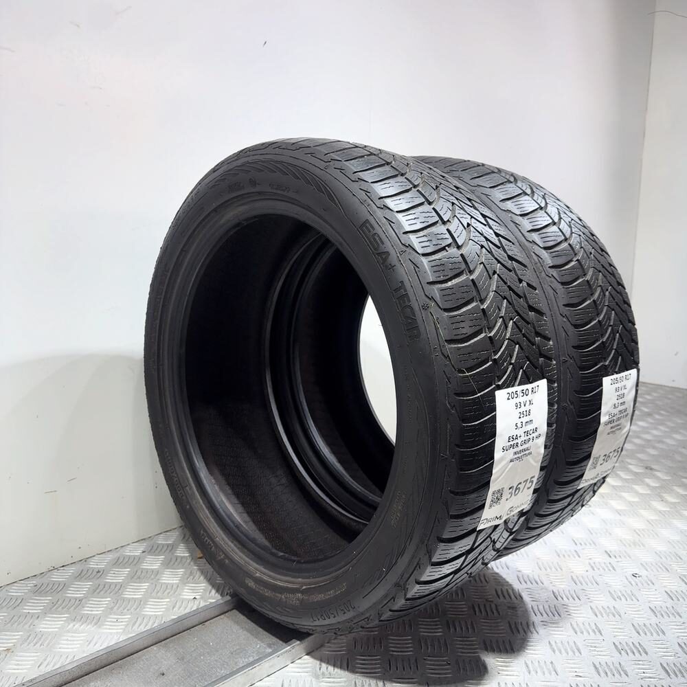 Gomme Usate 205 50 R17 93V XL Esa+ Tecar Super Grip 9 HP 76% Invernali - immagine 5