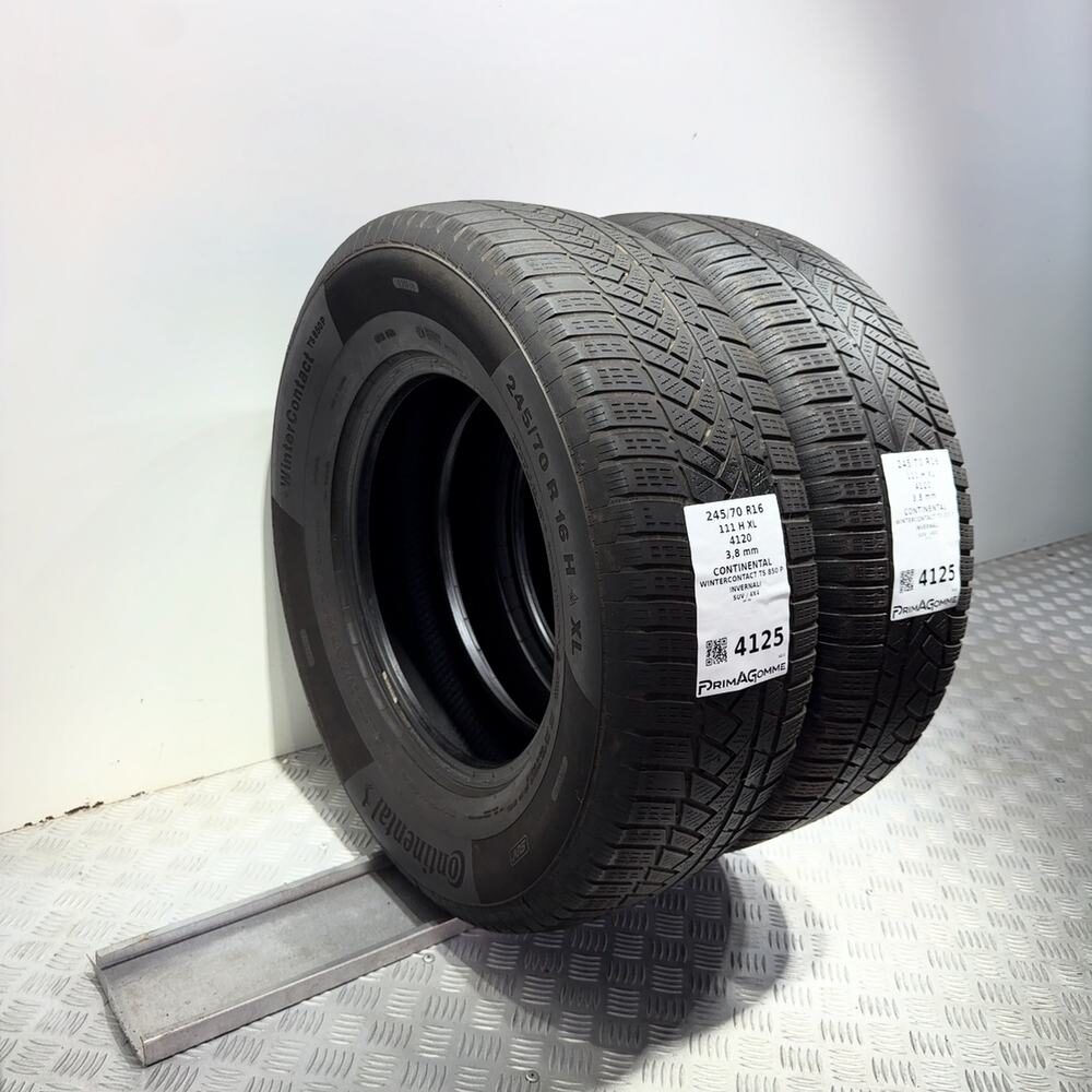 Gomme Usate 245 70 R16 111H XL Continental Wintercontact TS 850 P Invernali - immagine 5