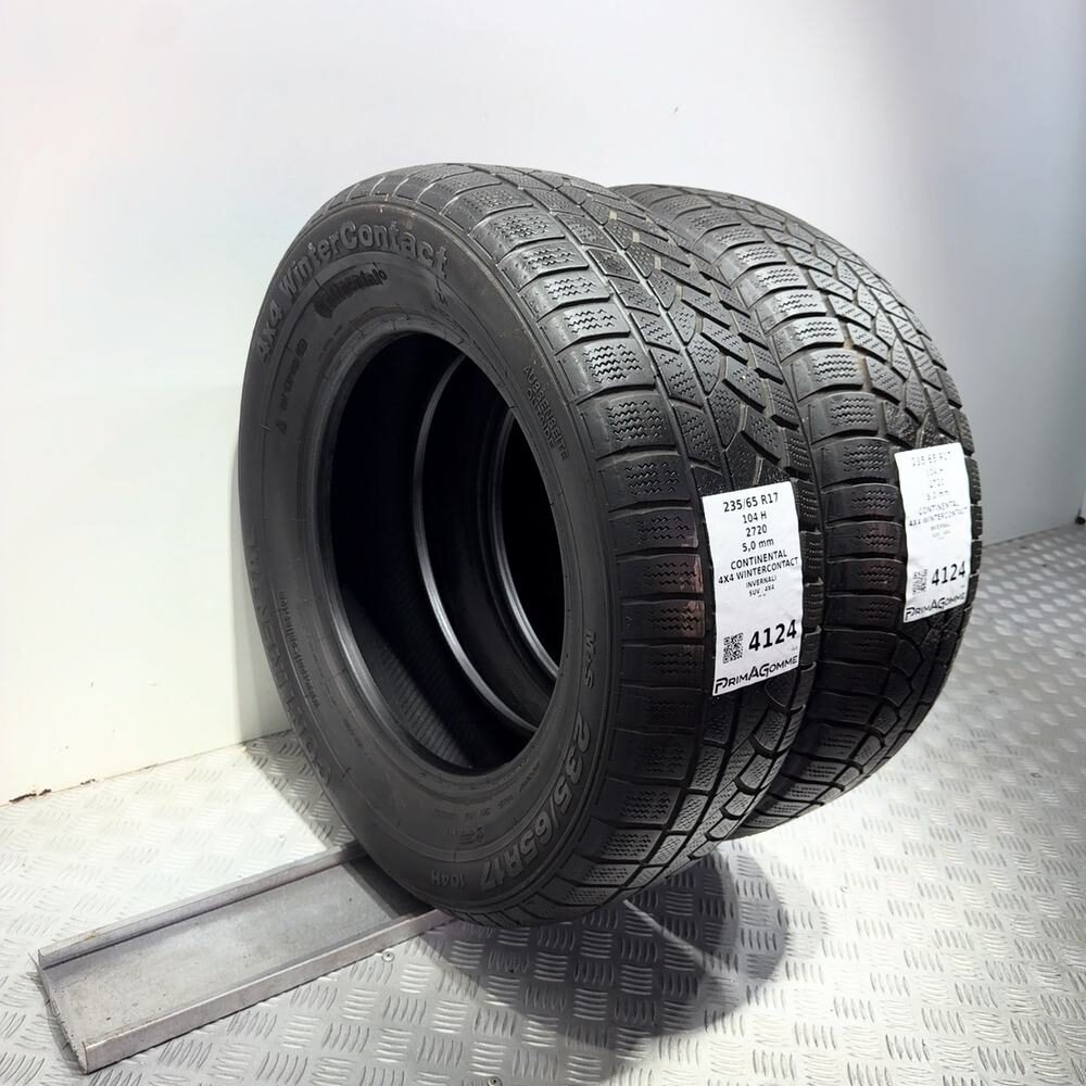 Gomme Usate 235 65 R17 104H Continental 4X4 Wintercontact 71% Invernali - immagine 5