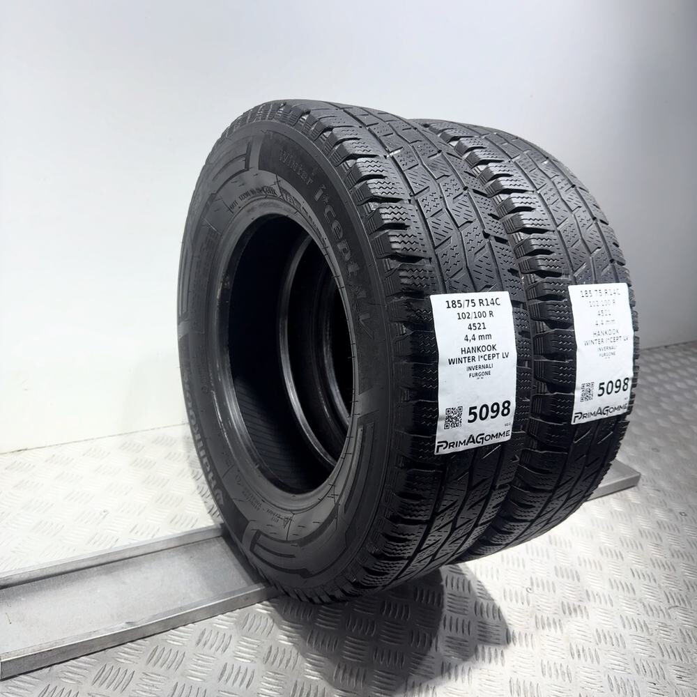 Gomme Usate 185 75 R14C 102/100R Hankook Winter I*Cept LV Invernali - immagine 5