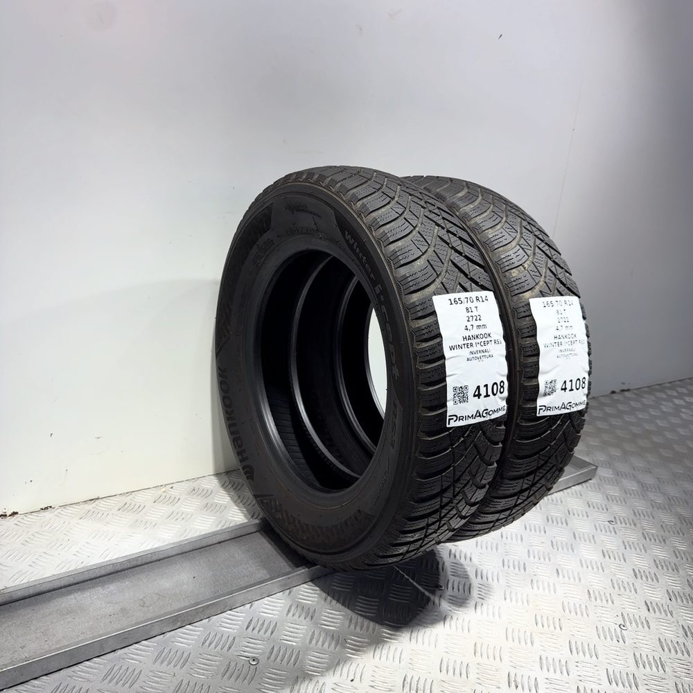 Gomme Usate 165 70 R14 81T Hankook Winter I*Cept RS3 Invernali - immagine 5