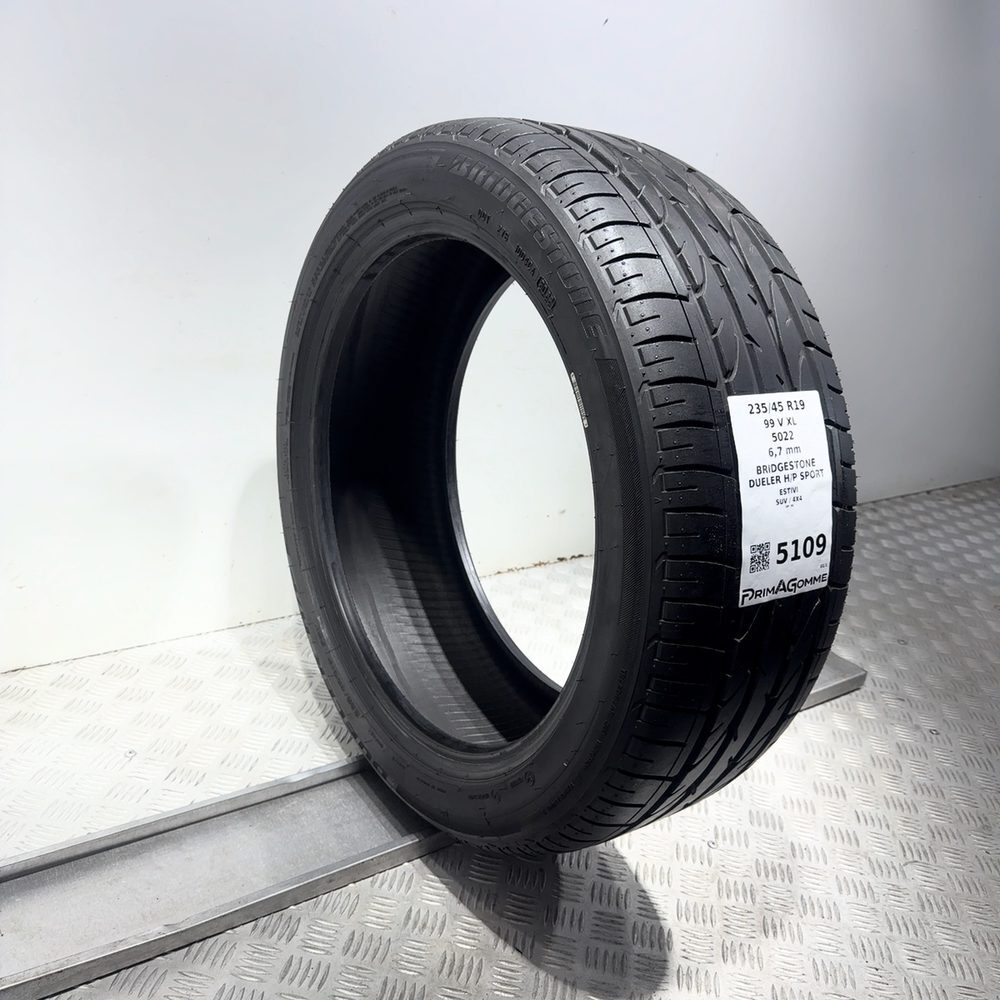 Gomma Usata 235 45 R19 99V XL Bridgestone Dueler H/P Sport 96% Estivo - immagine 5