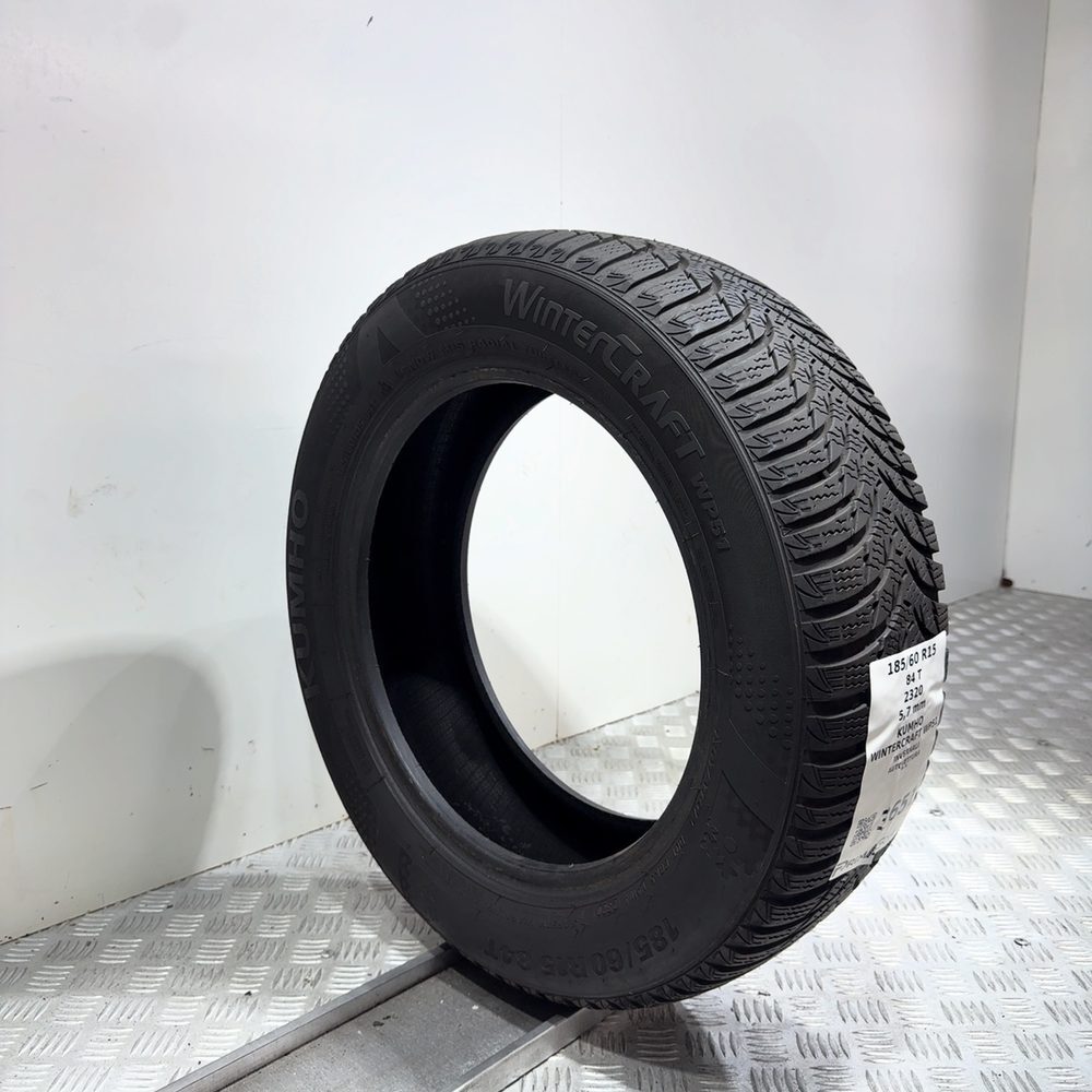 Gomma Usata 185 60 R15 84T Kumho Wintercraft WP51 81% Invernale - immagine 5