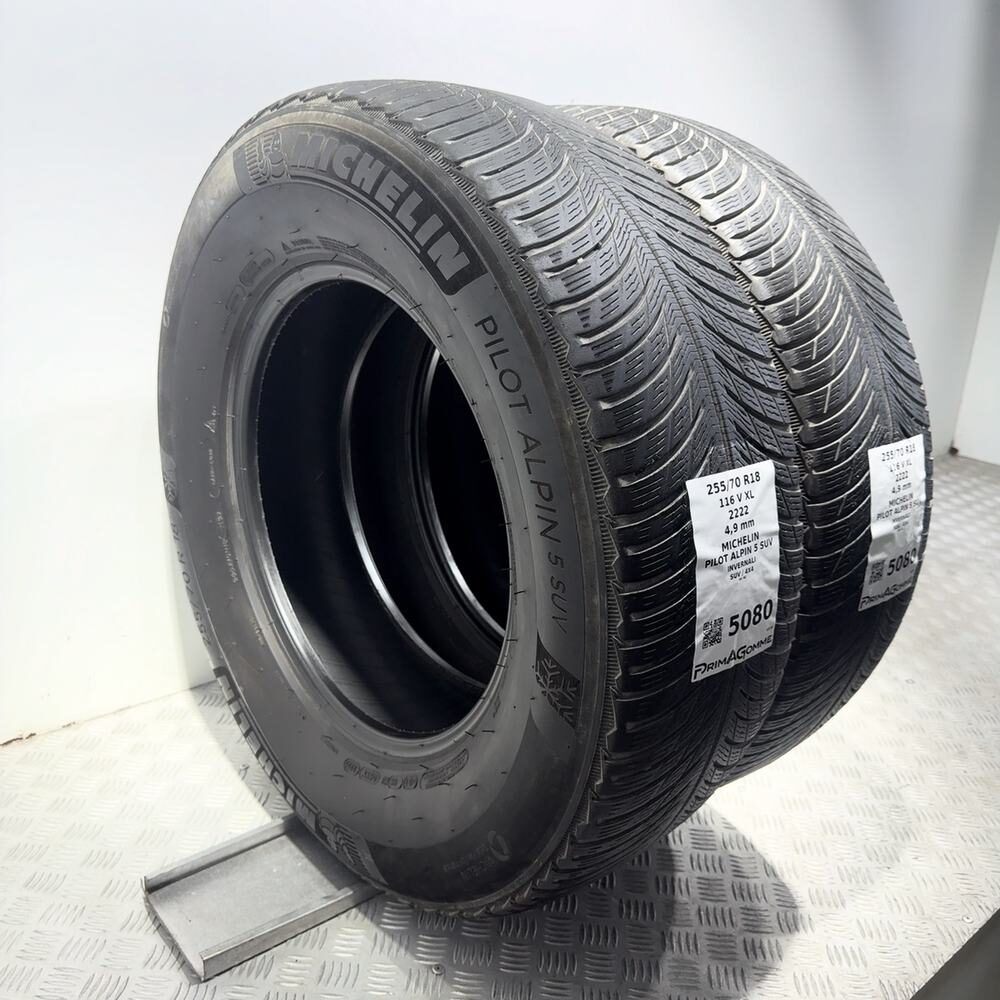 Gomme Usate 255 70 R18 116V XL Michelin Pilot Alpin 5 SUV Invernali - immagine 5