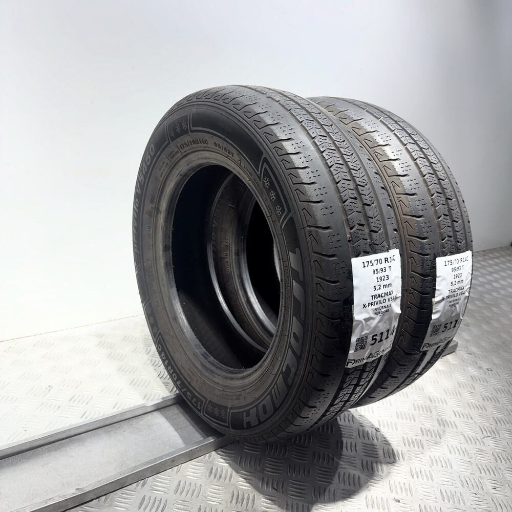 Gomme Usate 175 70 R14C 95/93T Tracmax X-Privilo VS450 74% Invernali - immagine 5