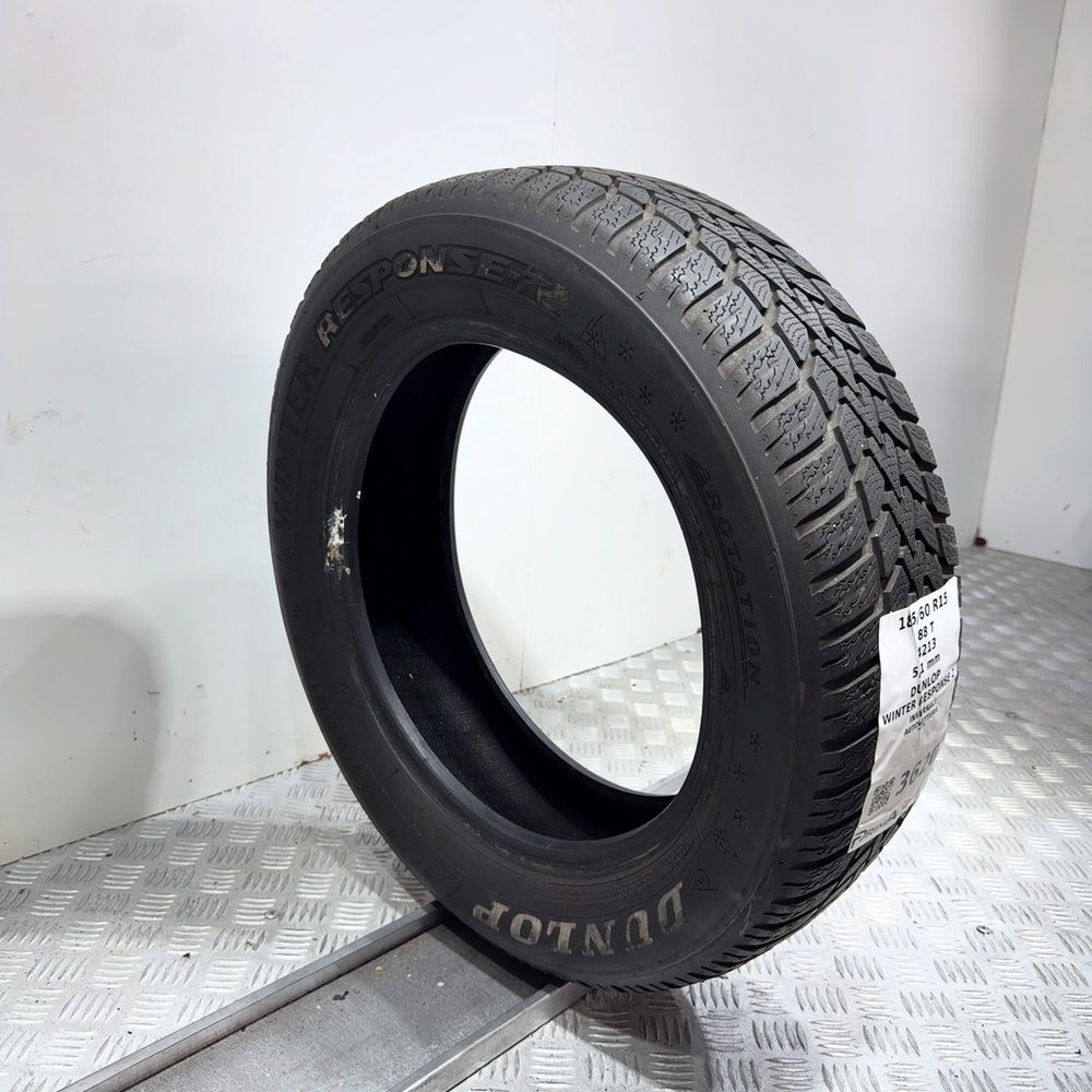 Gomma Usata 185 60 R15 88T Dunlop Winter Response 2 73% Invernale - immagine 5