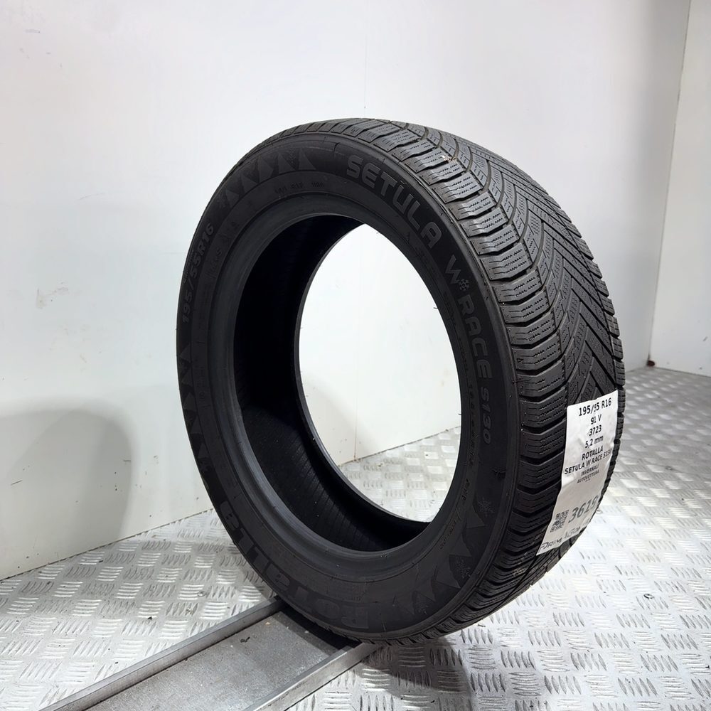 Gomma Usata 195 55 R16 91V XL Rotalla Setula W Race S130 74% Invernale - immagine 5