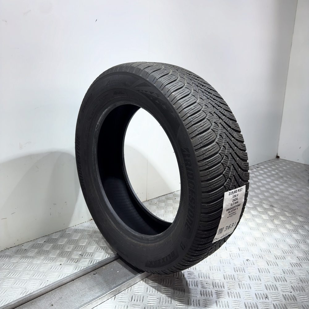 Gomma Usata 215 60 R17 100V XL Bridgestone Blizzak 6 74% Invernale - immagine 5