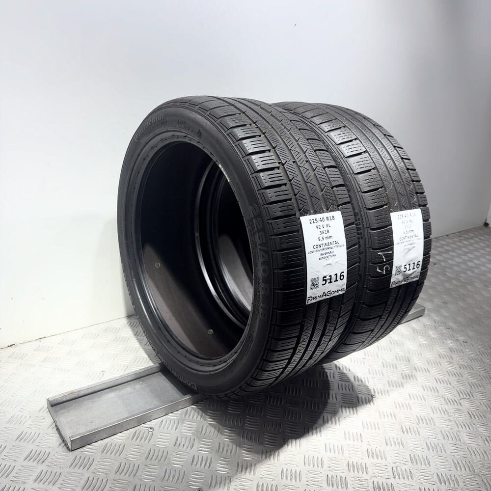 Gomme Usate 225 40 R18 92V XL Continental Contiwintercontact TS810 S Invernali - immagine 5