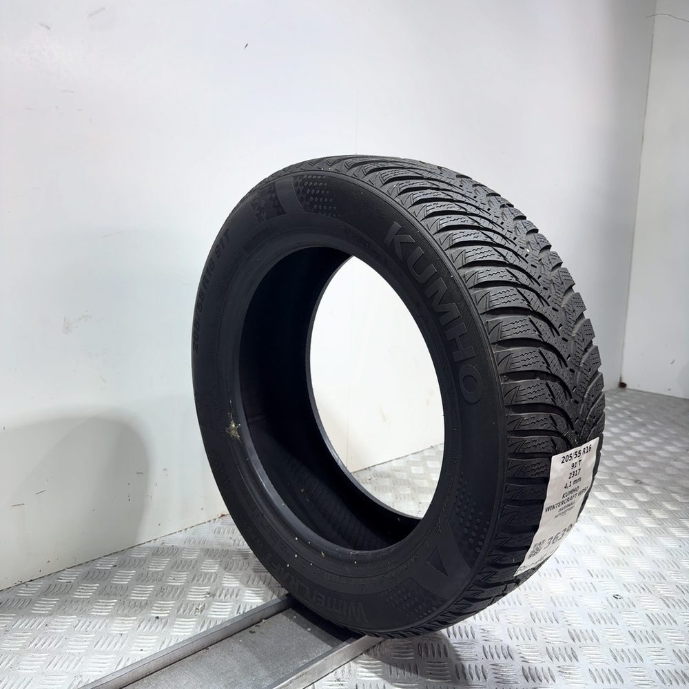 Gomma Usata 205 55 R16 91T Kumho Wintercraft WP51 Invernale - immagine 5