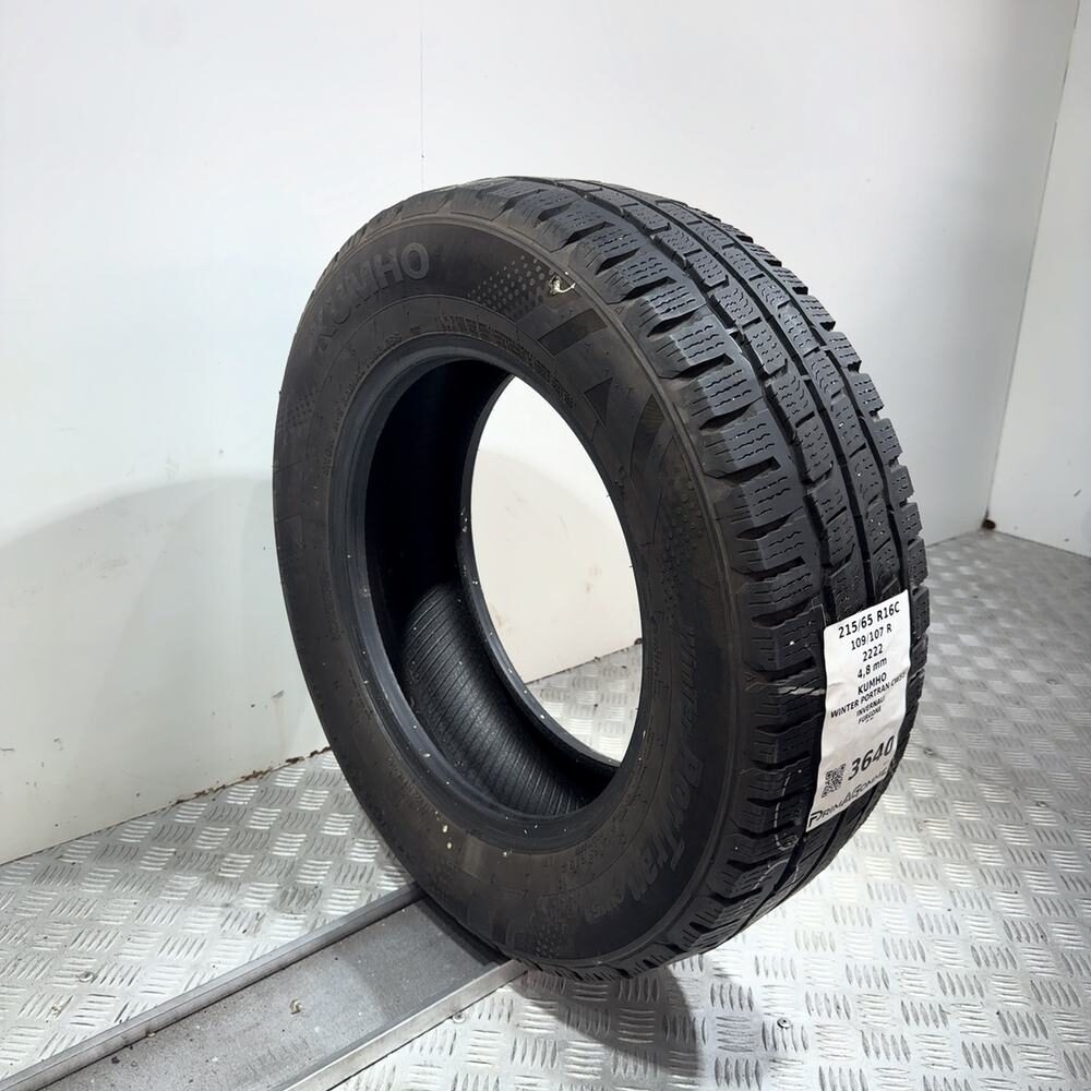 Gomma Usata 215 65 R16C 109/107R Kumho Winter Portran CW51 Invernale - immagine 5
