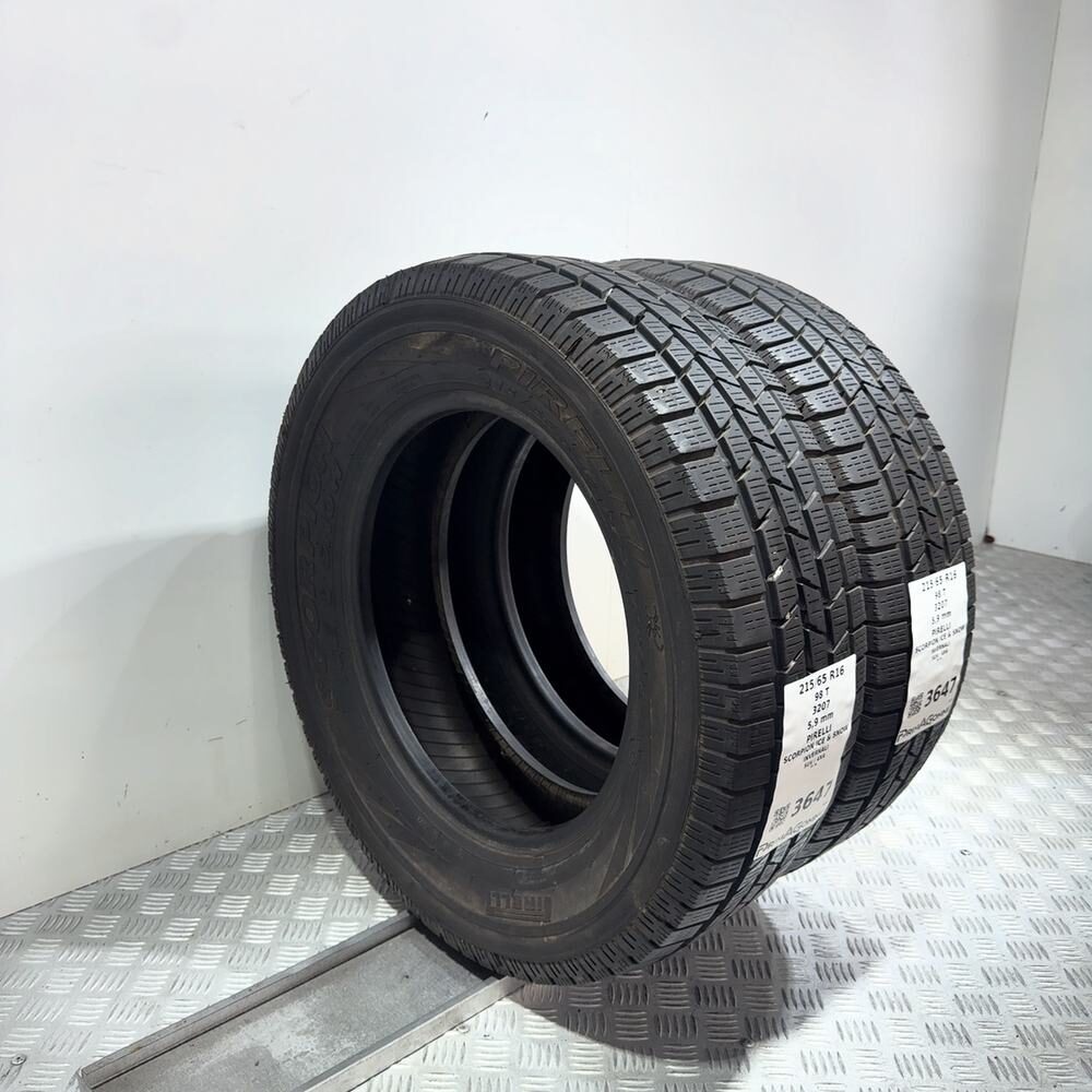 Gomme Usate 215 65 R16 98T Pirelli Scorpion Ice & Snow 84% Invernali - immagine 5