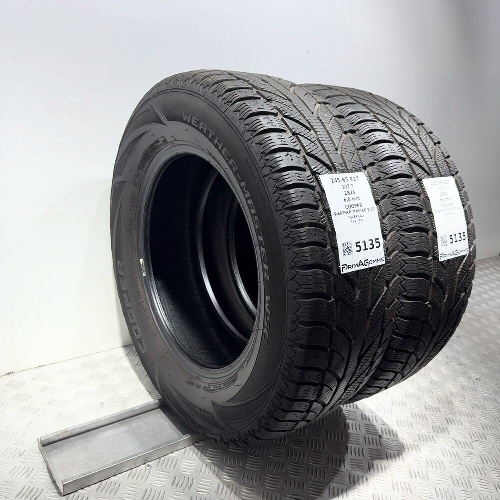 Gomme Usate 245 65 R17 107T Cooper Weather-Master Wsc 86% Invernali - immagine 5