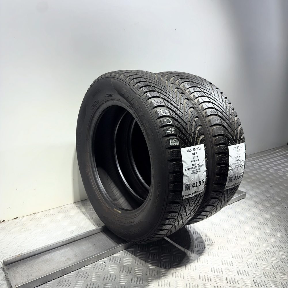 Gomme Usate 185 65 R15 88T Pirelli Cinturato Winter 86% Invernali - immagine 5