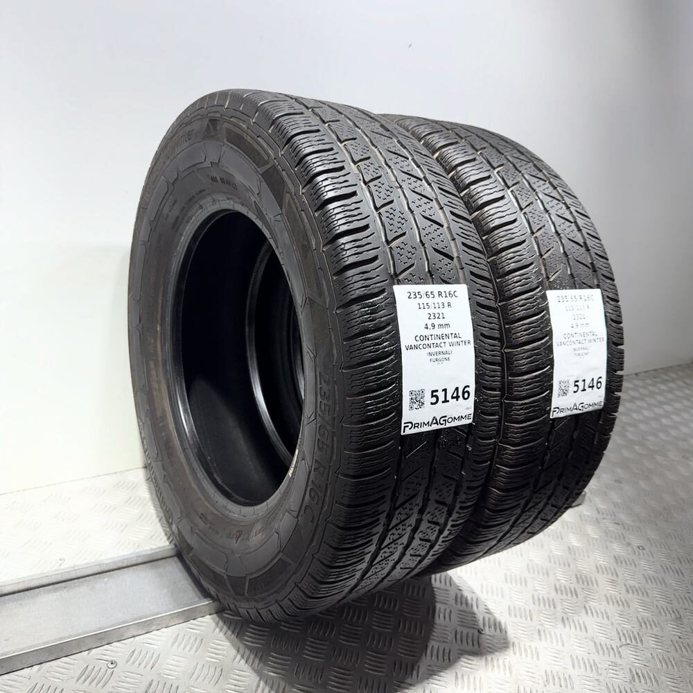 Gomme Usate 235 65 R16C 115/113R Continental Vancontact Winter Invernali - immagine 5