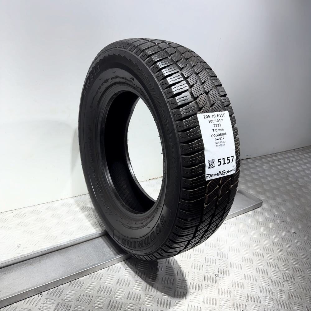 Gomma Usata 205 70 R15C 106/104R Goodride SW612 98% Invernale - immagine 5