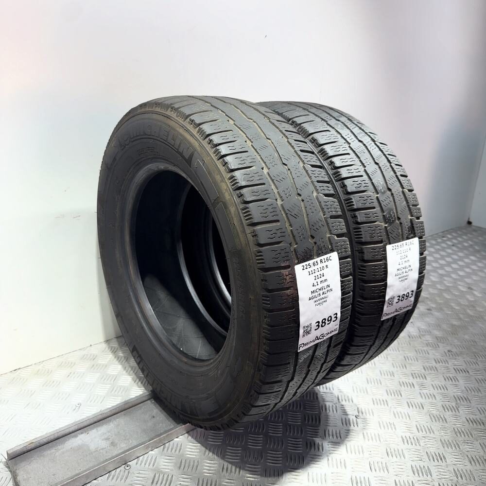 Gomme Usate 225 65 R16C 112/110R Michelin Agilis Alpin Invernali - immagine 5