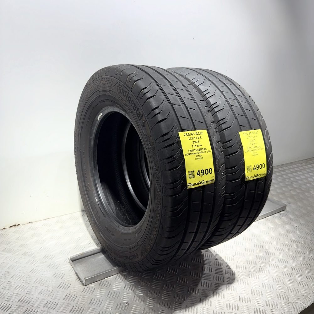 Gomme Usate 235 65 R16C 115/113R Continental Contivancontact 200 98% Estive - immagine 5