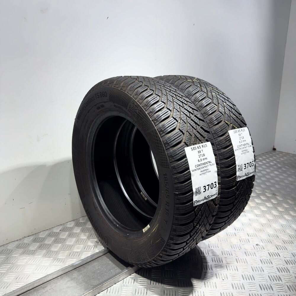 Gomme Usate 185 65 R15 88T Continental Wintercontact TS 860 86% Invernali - immagine 5