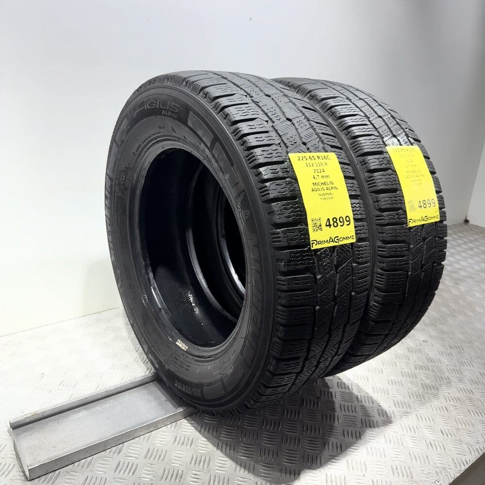 Gomme Usate 225 65 R16C 112/110R Michelin Agilis Alpin Invernali - immagine 5