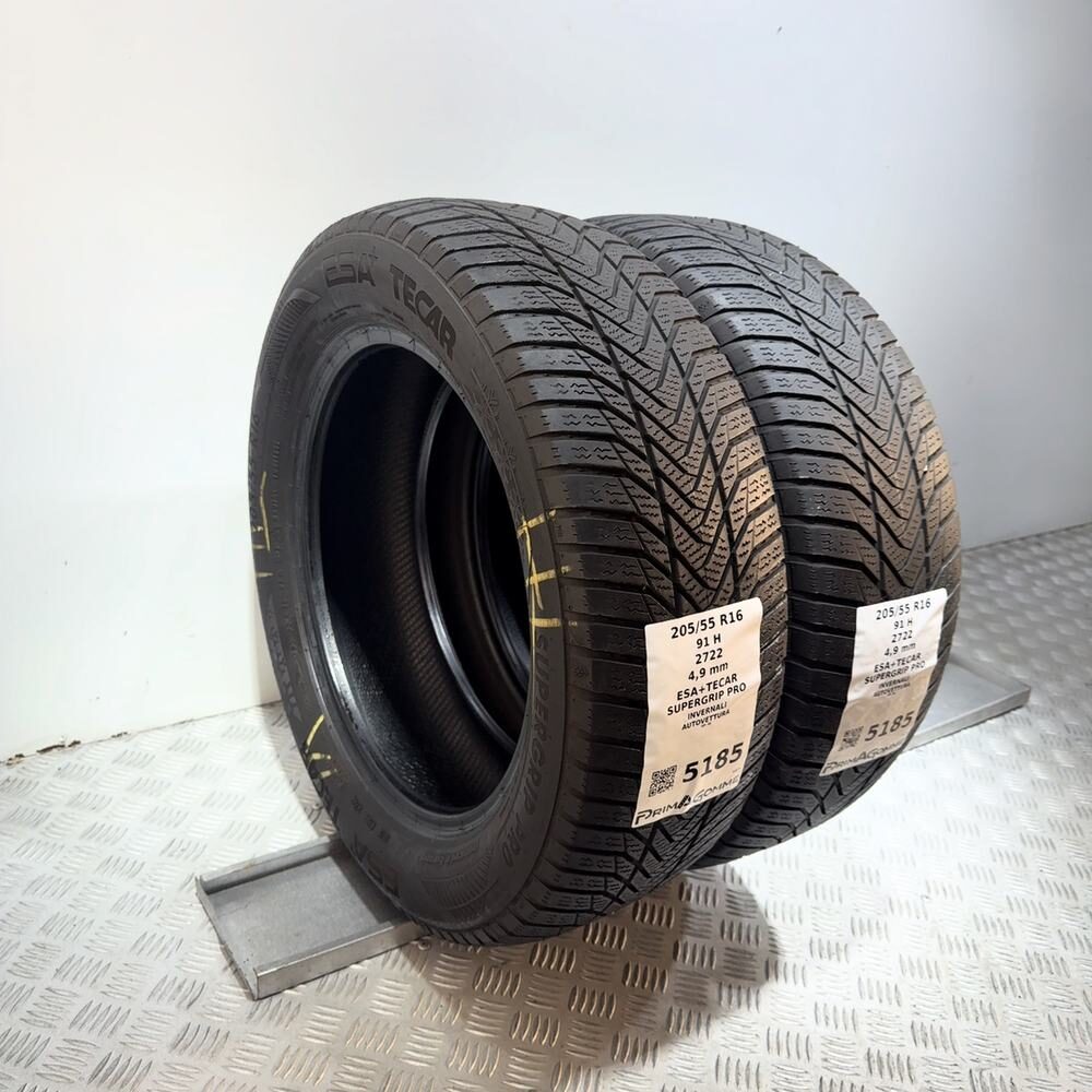 Gomme Usate 205 55 R16 91H Esa+Tecar Supergrip Pro Invernali - immagine 5