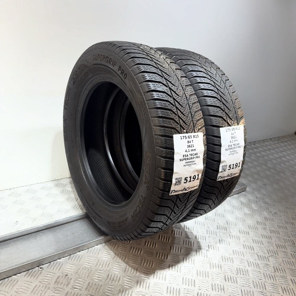Gomme Usate 175 65 R15 84T Esa Tecar Supergrip Pro Invernali - immagine 5