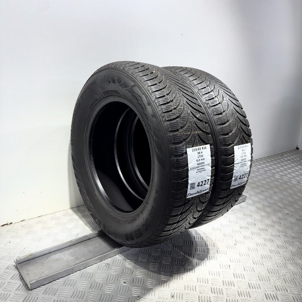 Gomme Usate 215 65 R16 98H Nexen Winguard Snow’G WH2 86% Invernali - immagine 5