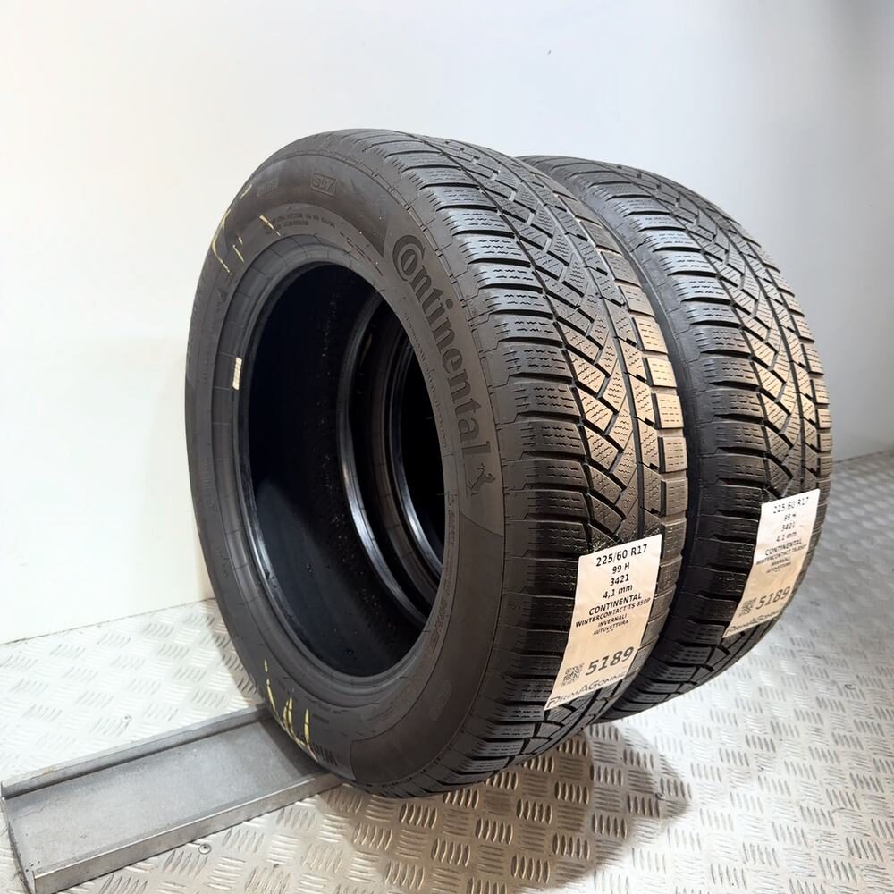 Gomme Usate 225 60 R17 99H Continental Wintercontact TS 850P Invernali - immagine 5