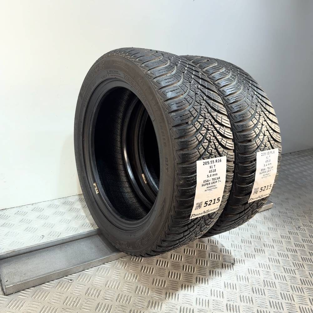Gomme Usate 205 55 R16 91T Esa+ Tecar Super Grip 7+ 77% Invernali - immagine 5
