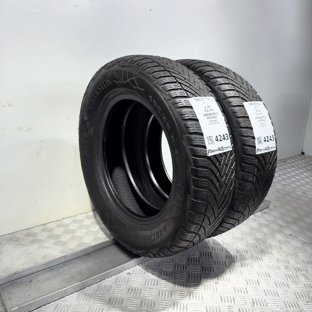 Gomme Usate 195 65 R15 91T Vredestein Wintrac 73% Invernali - immagine 5