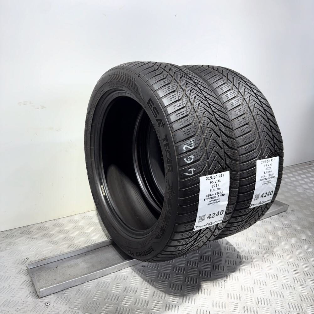 Gomme Usate 215 50 R17 95V XL Esa+ Tecar Supergrip Pro Invernali 83% - immagine 5