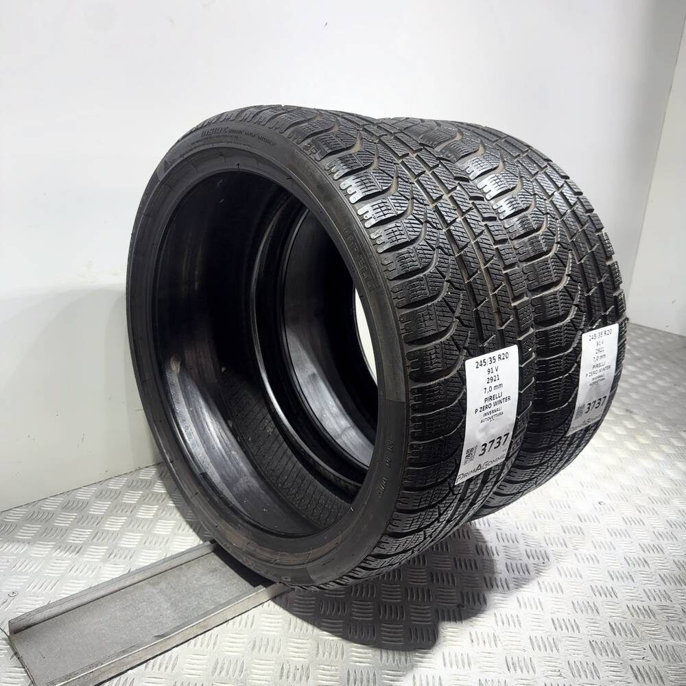 Gomme Usate 245 35 R20 91V Pirelli P Zero Winter 98% Invernali - immagine 5