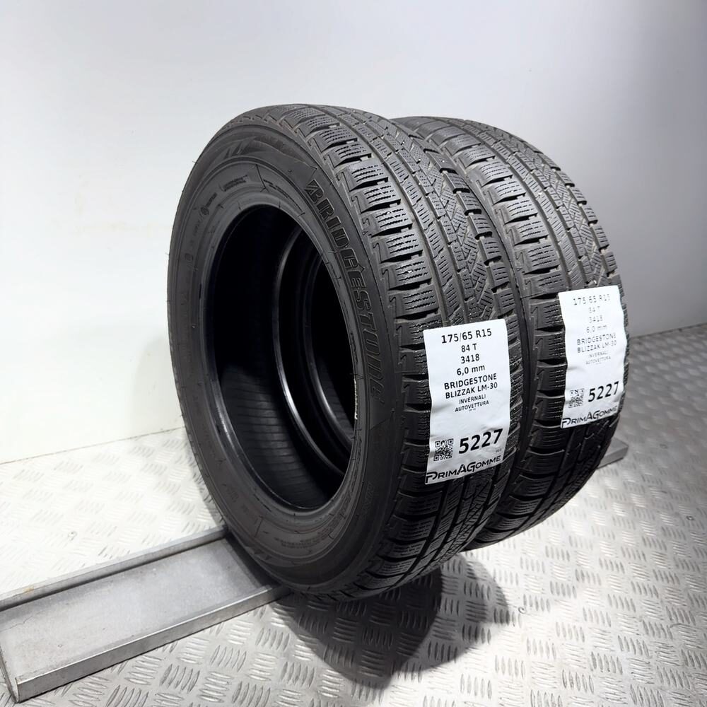 Gomme Usate 175 65 R15 84T Bridgestone Blizzak LM-30 86% Invernali - immagine 5
