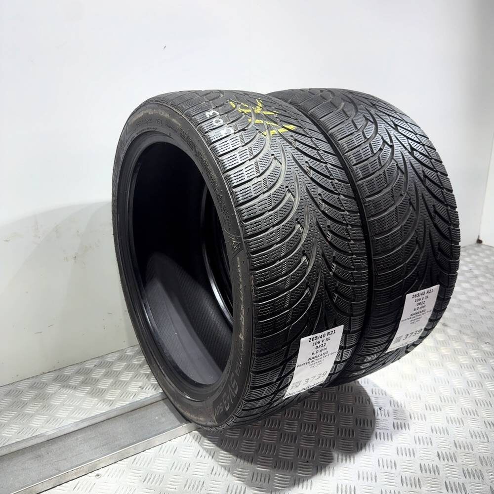 Gomme Usate 265 40 R21 105V XL Nankang Winter Activa SV-3 SUV 86% Invernali - immagine 5