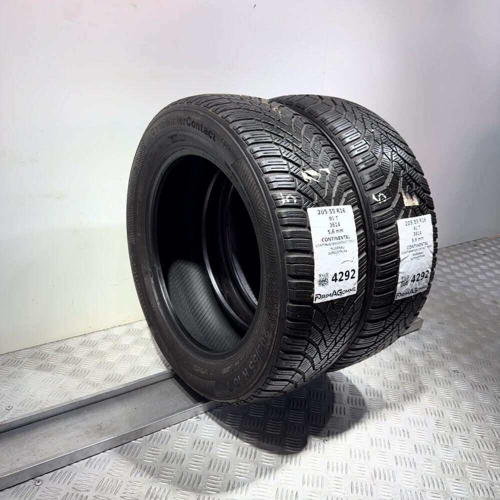 Gomme Usate 205 55 R16 91T Continental Contiwintercontact TS850 80% Invernali - immagine 5