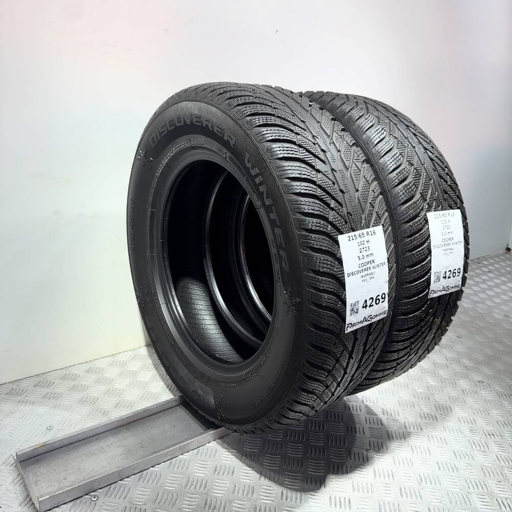 Gomme Usate 215 65 R16 102H Cooper Discoverer Winter 71% Invernali - immagine 5