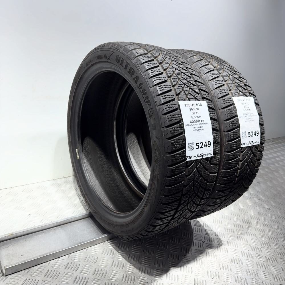 Gomme Usate 205 45 R18 90H XL Goodyear Ultra Grip Performance 93% Invernali - immagine 5