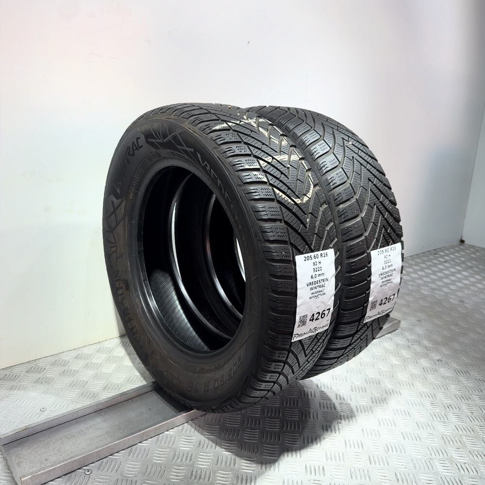 Gomme Usate 205 60 R16 92H Vredestein Wintrac 86% Invernali - immagine 5