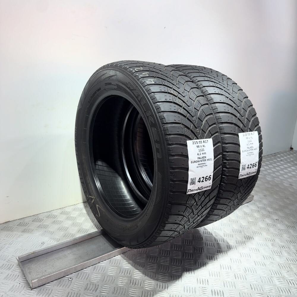 Gomme Usate 215 55 R17 98V XL Falken Eurowinter HS01 Invernali - immagine 5