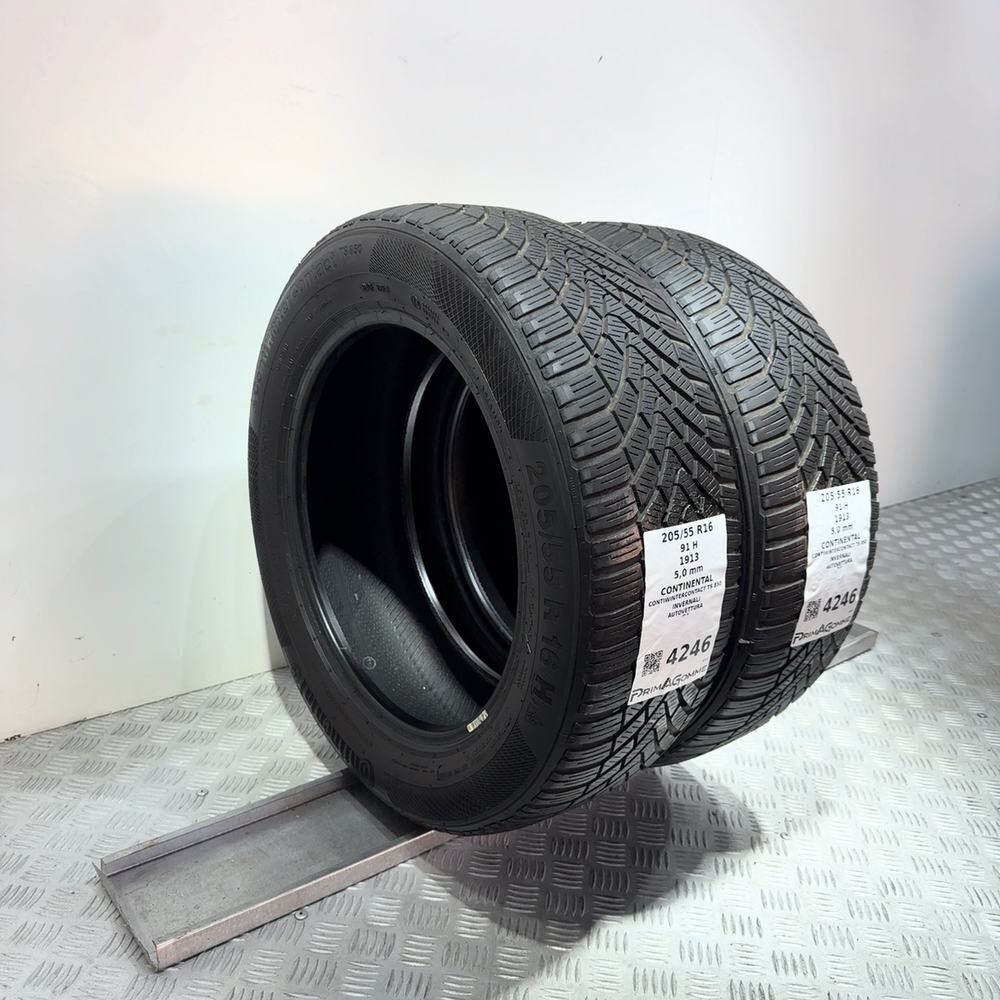 Gomme Usate 205 55 R16 91H Continental Contiwintercontact TS 850 71% Invernali - immagine 5