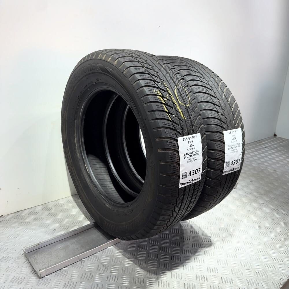 Gomme Usate 215 65 R17 99H Bridgestone Blizzak LM001 79% Invernali - immagine 5