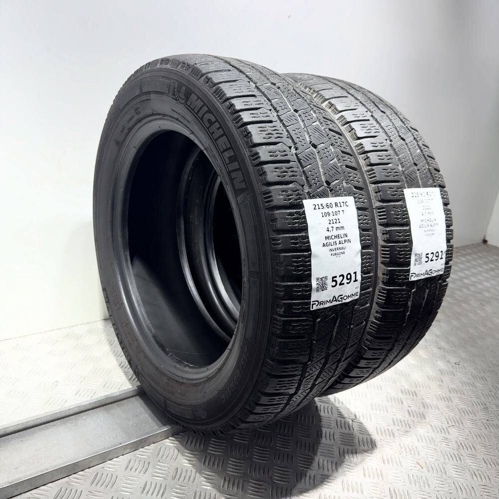 Gomme Usate 215 60 R17C 109/107T Michelin Agilis Alpin Invernali - immagine 5