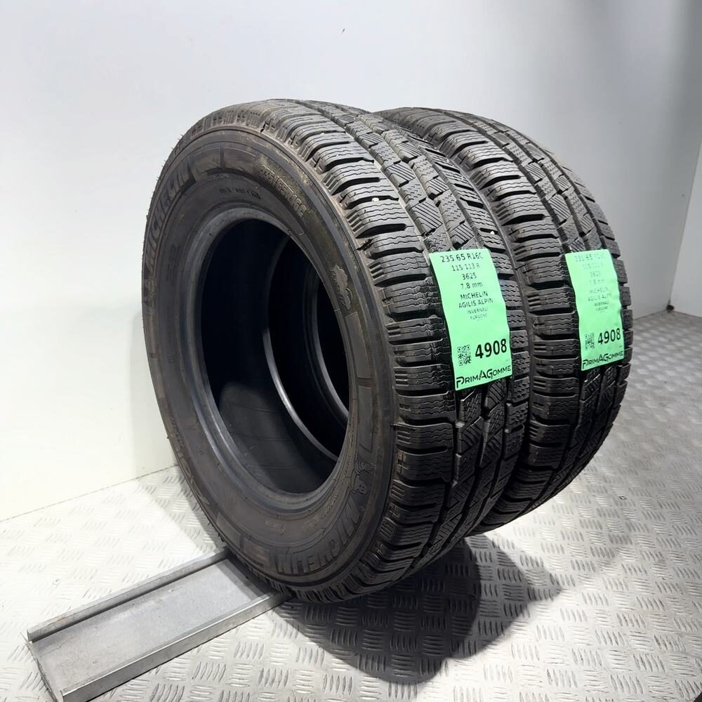 Gomme Usate 235 65 R16C 115/113R Michelin Agilis Alpin 98% Invernali - immagine 5