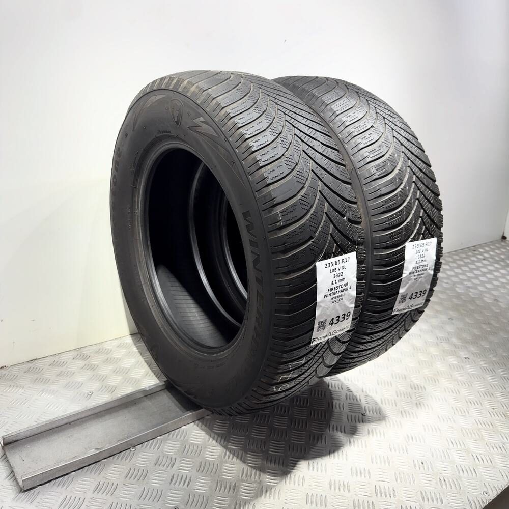 Gomme Usate 235 65 R17 108V XL Firestone Winterhawk 4 Invernali - immagine 5